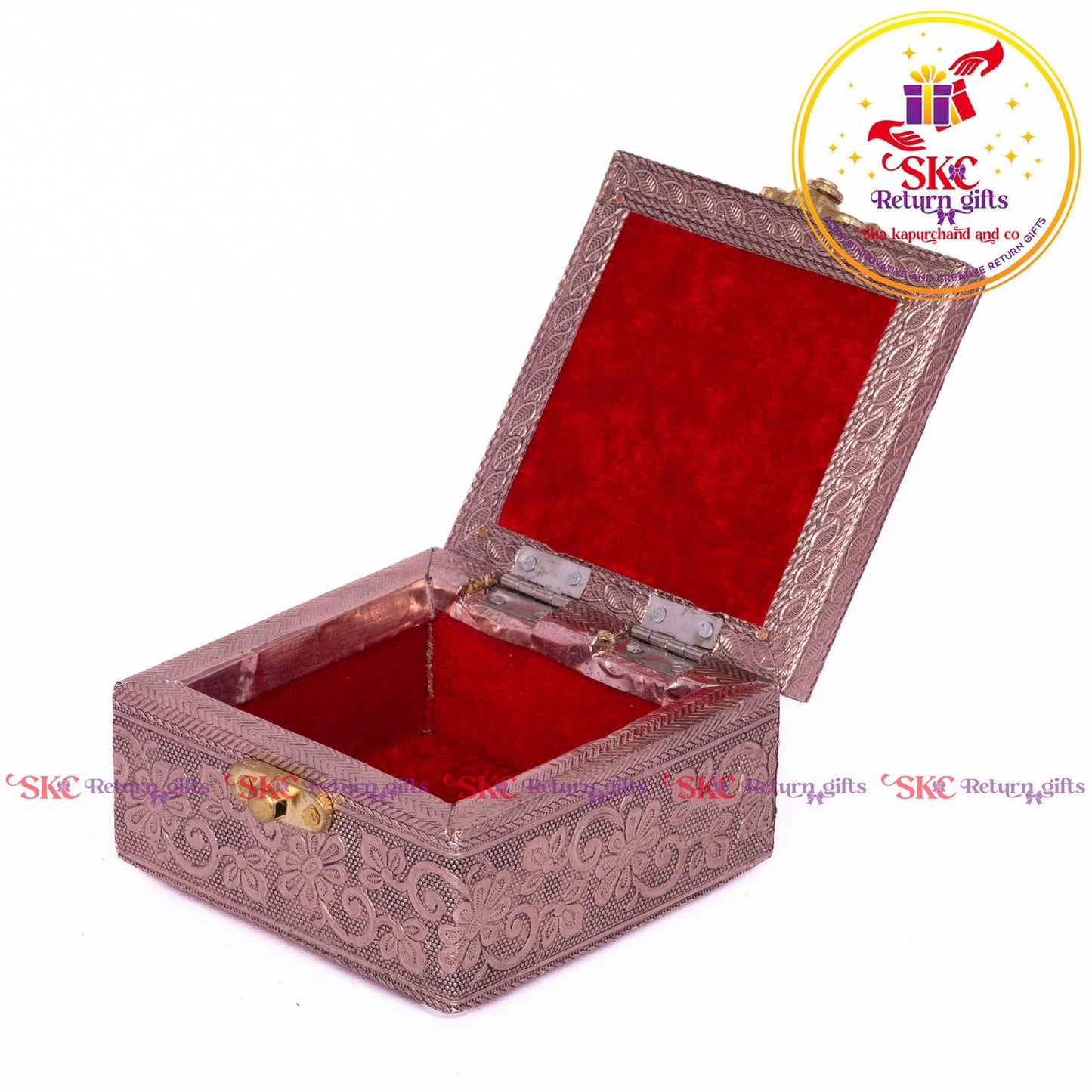 Embossed Royal Elephant Jewellery Box