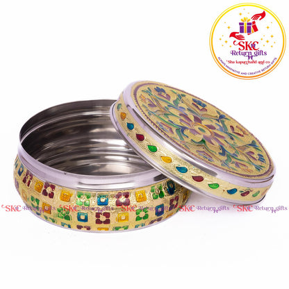 Stainless Steel Menakari Flower Box