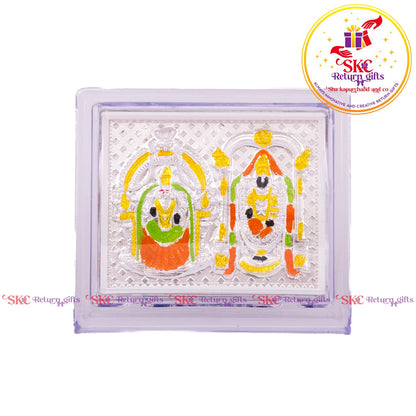 999 Silver Foil Balaji Padmavati Stand