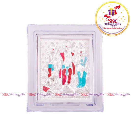 999 Silver Foil Ram Darbar Mini Stand