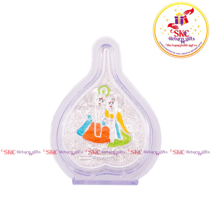 999 Silver Foil Ganesh Mini Pan Stand