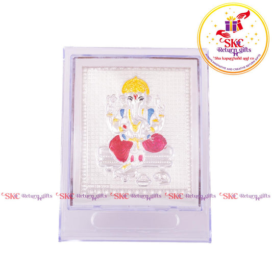 999 Silver Foil Ganesha Big Stand