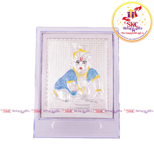 999 Silver Foil Krishna Big Stand