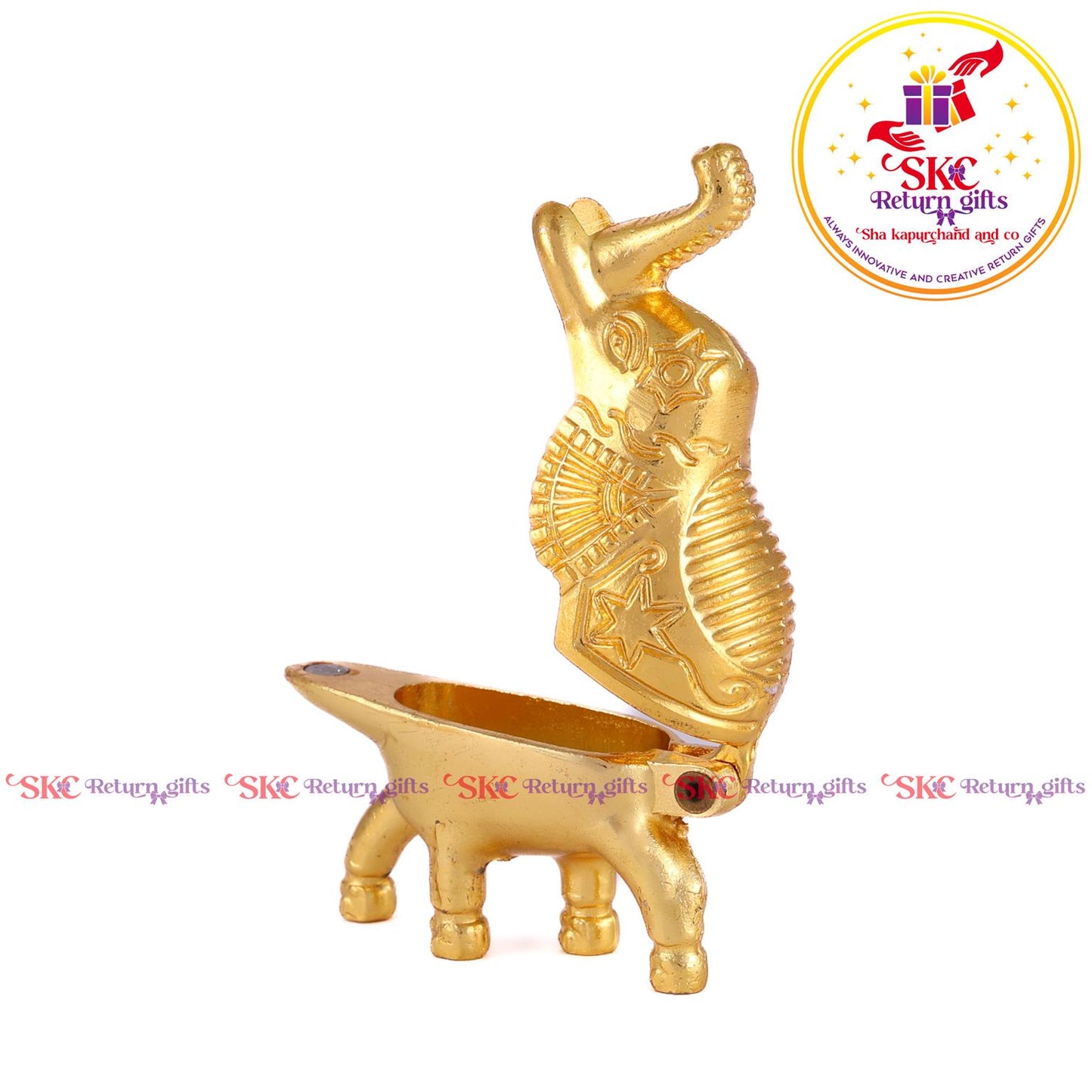 Single Elephant Kum-kum Holder