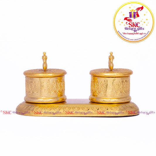 Double Dabbi Kum-kum Holder