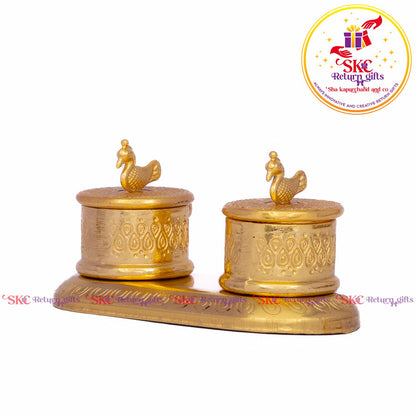 Double Dabbi Kum-kum Holder