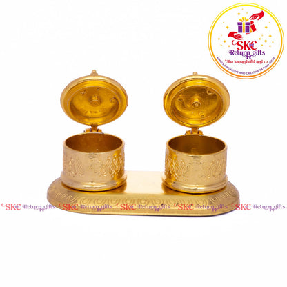 Double Dabbi Kum-kum Holder