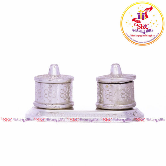 Double Dabbi Kum- Kum Holder