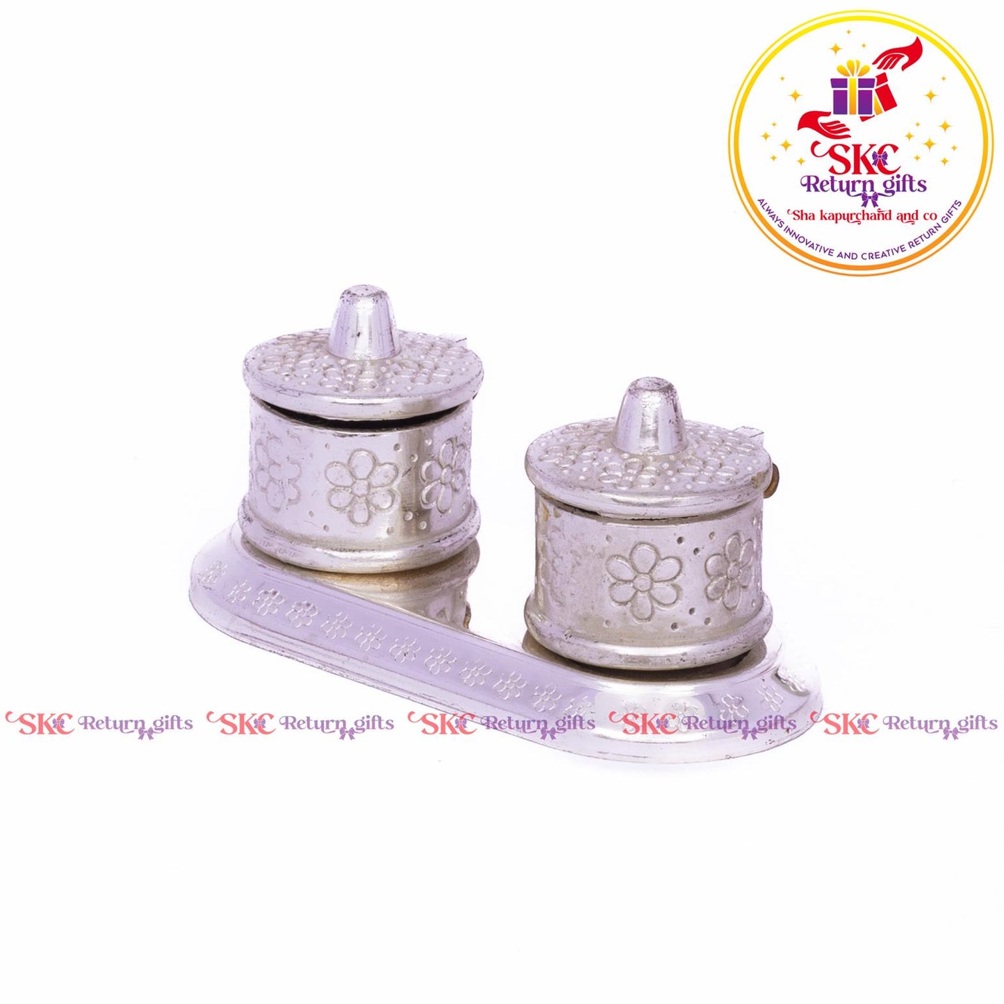 Double Dabbi Kum- Kum Holder