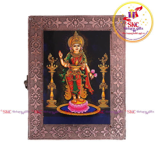Tanjore Tanjore Digital Art Pooja Box Meenakshi Aman