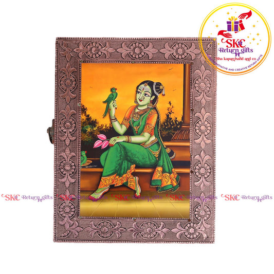 Tanjore Digital Art Pooja Box Tirupati Balaji