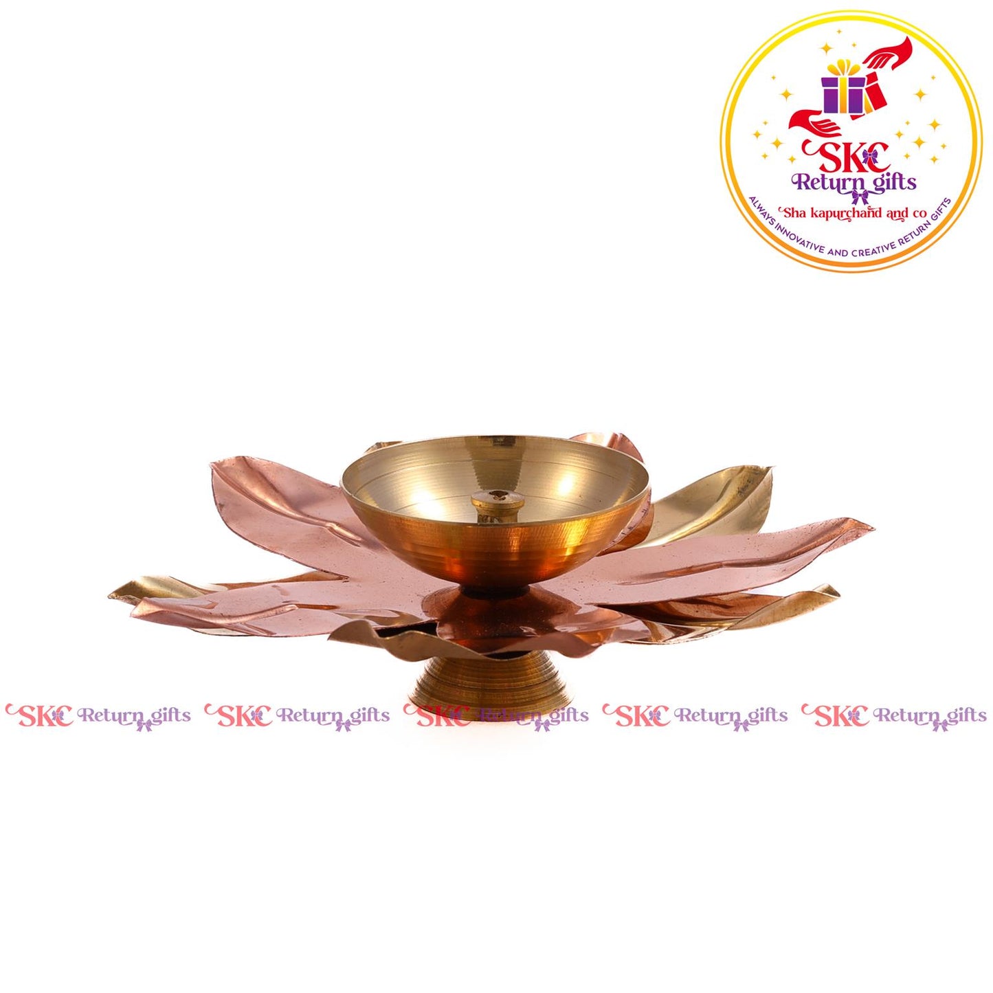 5 Inch Copper & Brass Diya