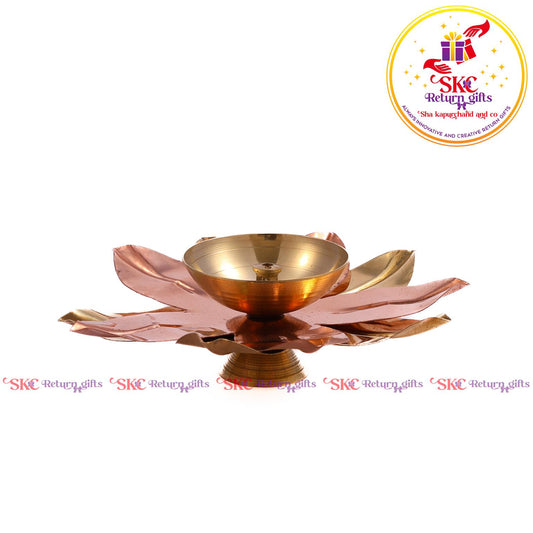 5 Inch Copper & Brass Diya
