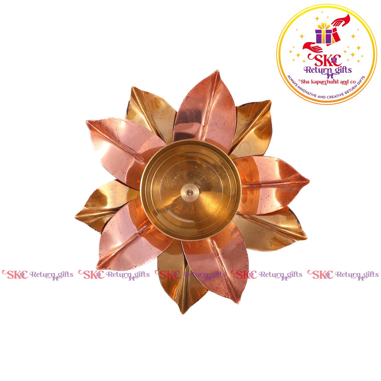 5 Inch Copper & Brass Diya