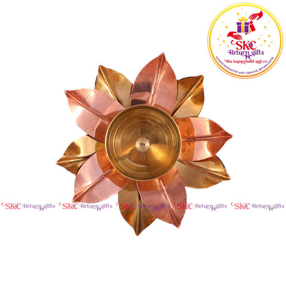 5 Inch Copper & Brass Diya