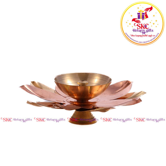 4 Inch Copper & Brass Diya