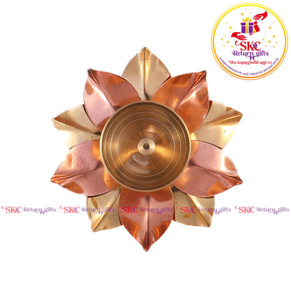 4 Inch Copper & Brass Diya