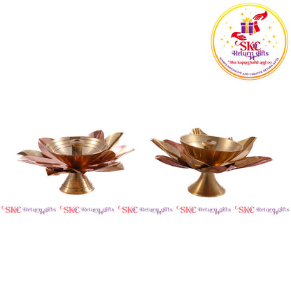 3 Inch Brass Diya