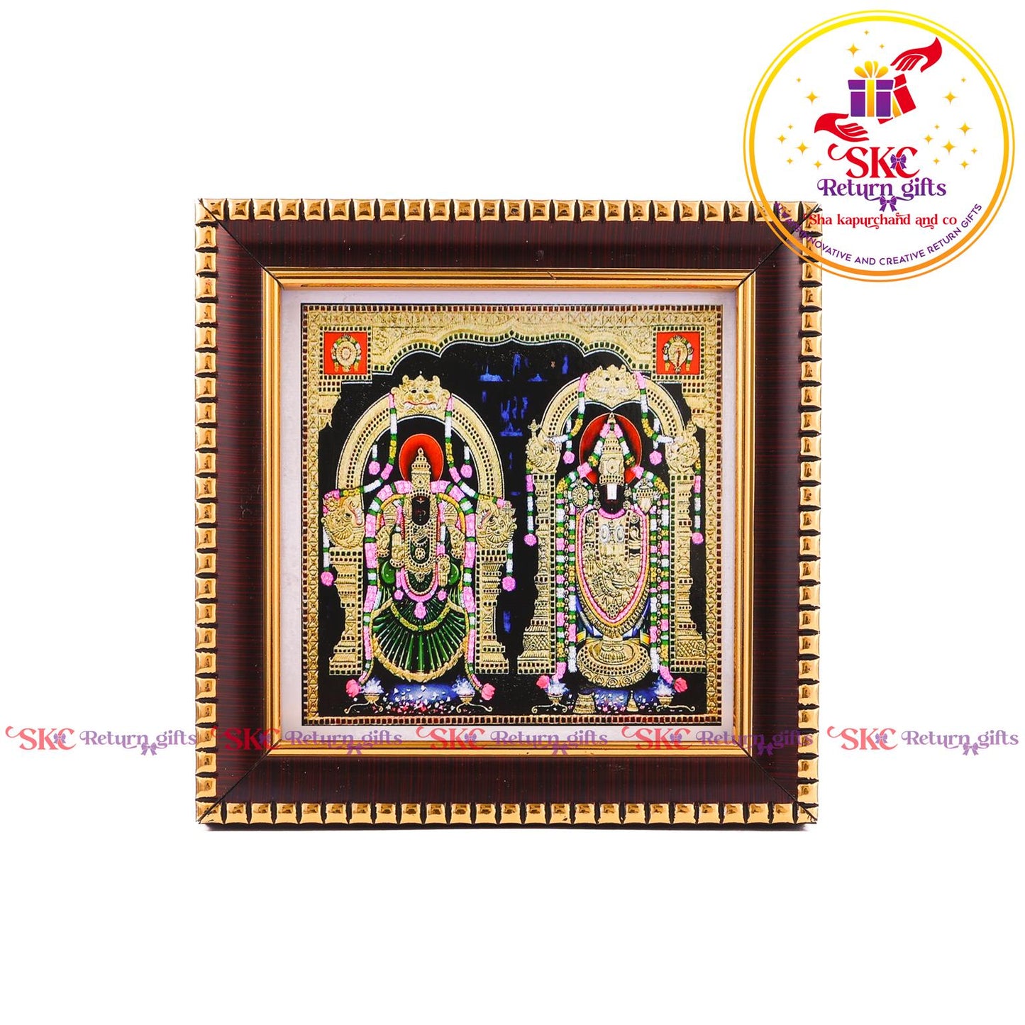 Tanjore Digital Art & Balaji Padmavati