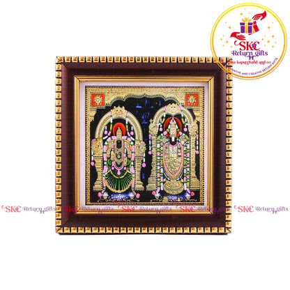 Tanjore Digital Art & Balaji Padmavati