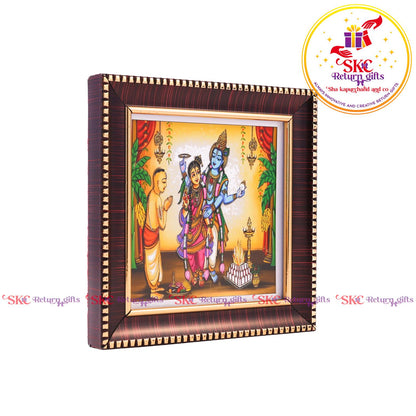 Tanjore Digital Art & Vishnu Kalyanam