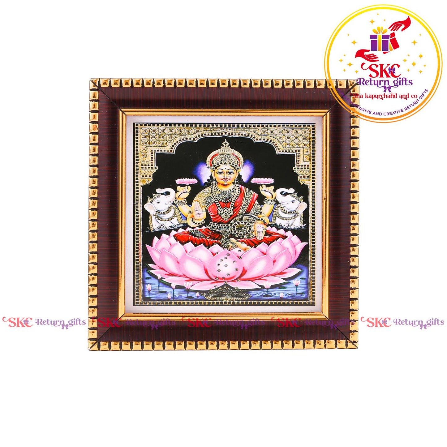 Tanjore Digital Art & Gaj Laxmi