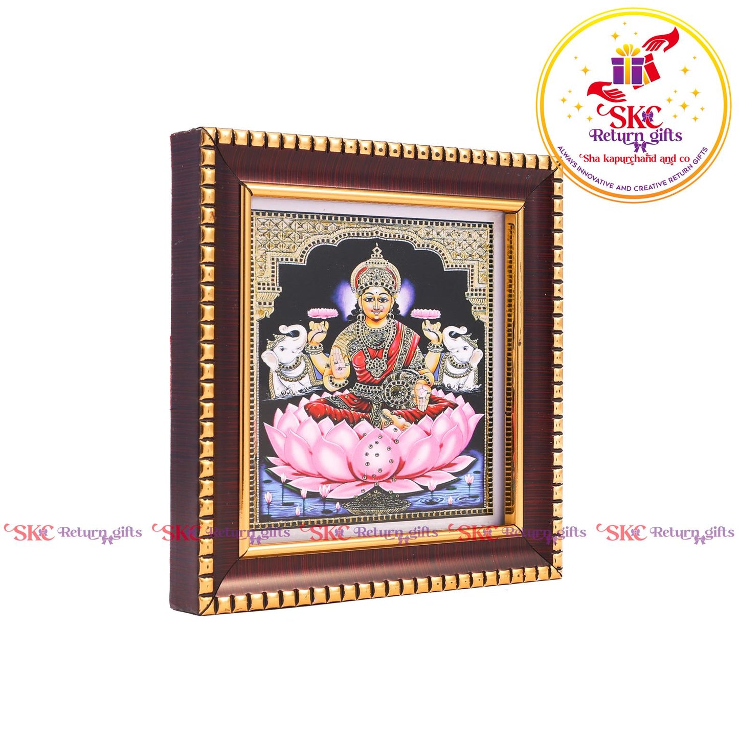 Tanjore Digital Art & Gaj Laxmi