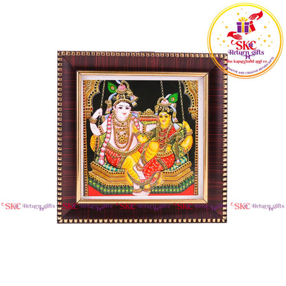 Tanjore Digital Art & Radhakrishna