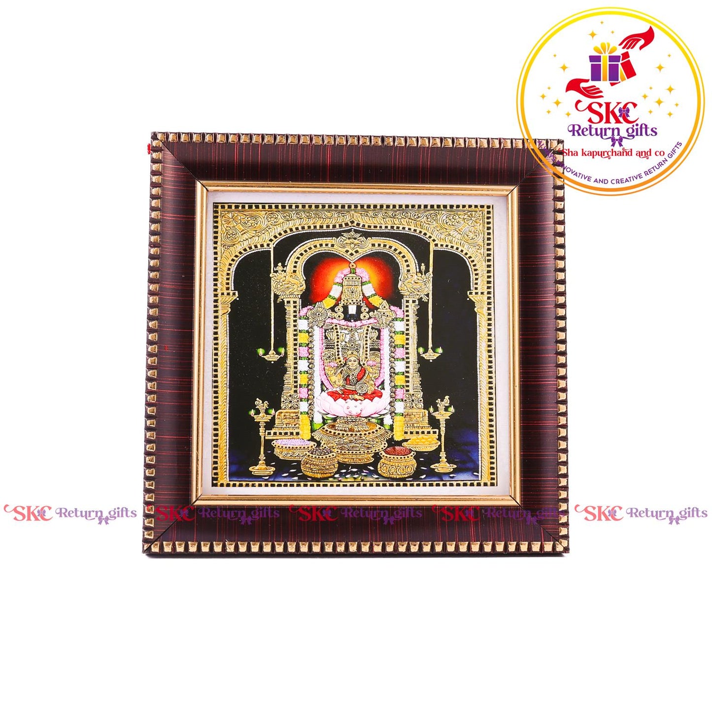 Tanjore Digital Art & Tirupati Balaji