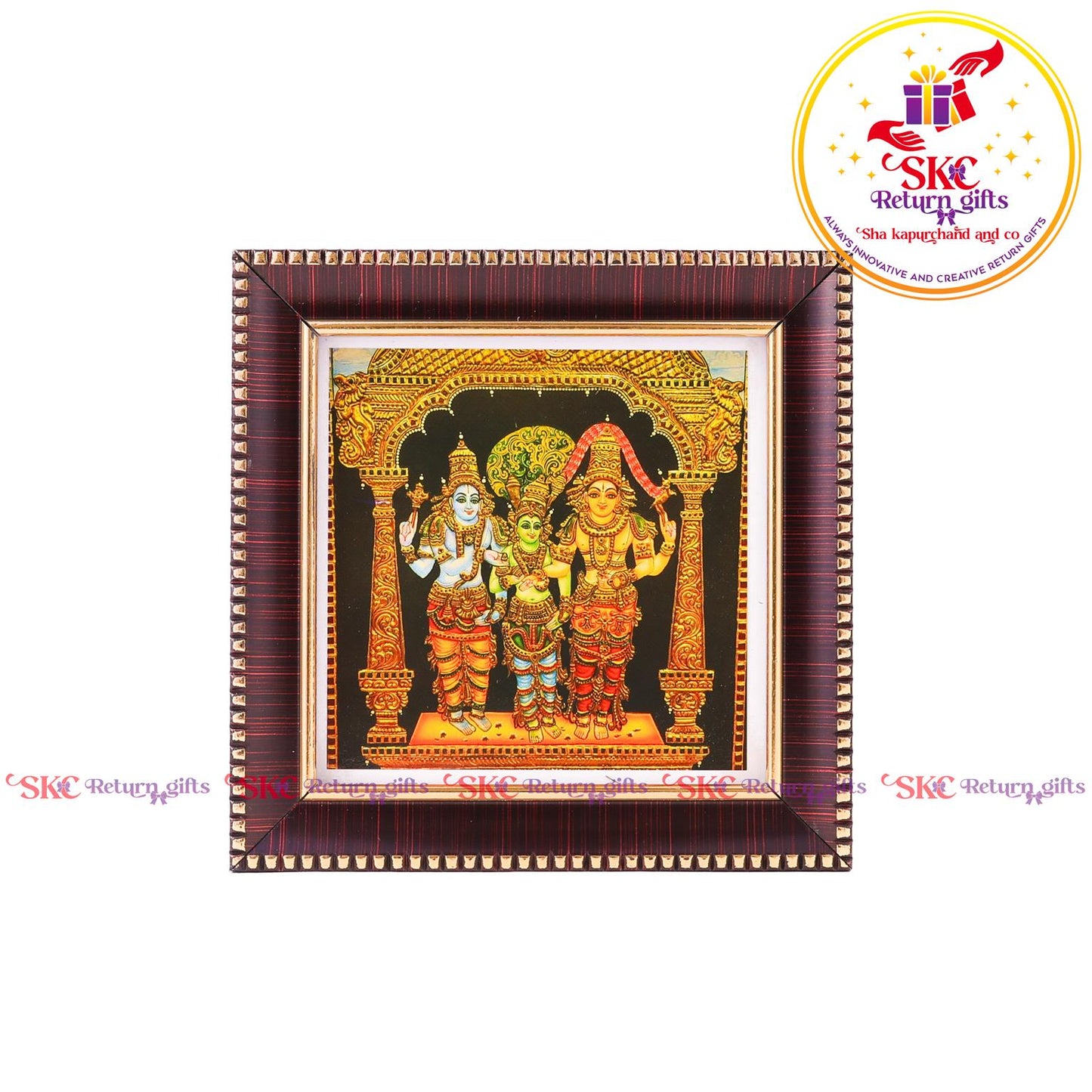 Tanjore Digital Art & Meenakshi