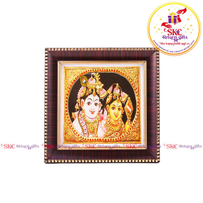 Tanjore Digital Art & Radha Krishna