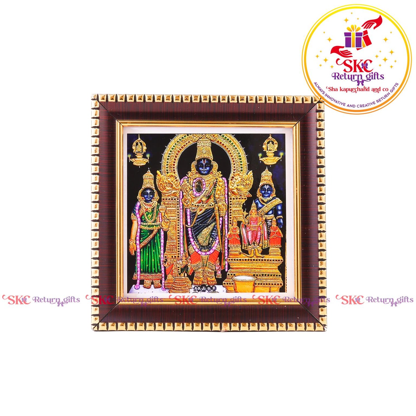 Tanjore Digital Art & Balaji Padmavati