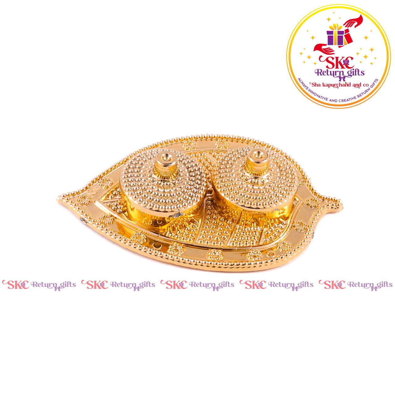 Fiber Kum Kum Plain Gold Platers