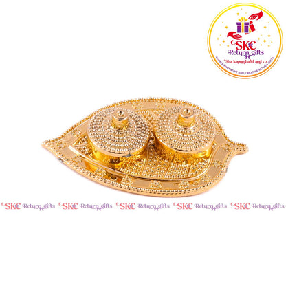 Fiber Kum Kum Plain Gold Platers