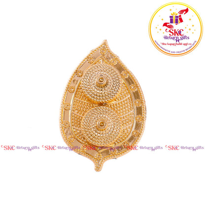 Fiber Kum Kum Plain Gold Platers