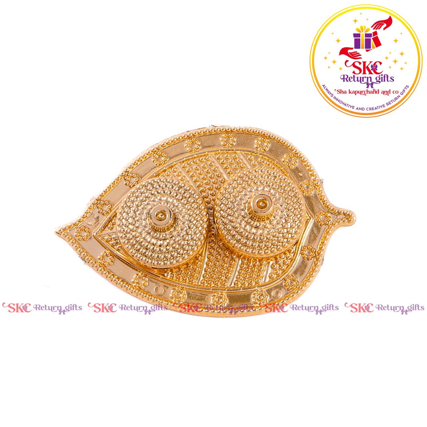 Fiber Kum Kum Plain Gold Platers