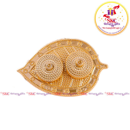 Fiber Kum Kum Plain Gold Platers