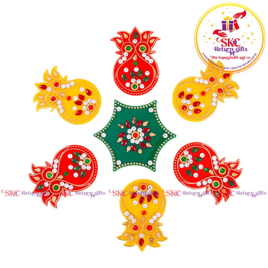 Stone Work Acrylic Rangoli