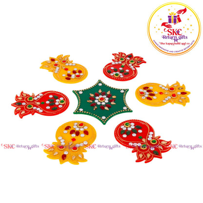 Stone Work Acrylic Rangoli