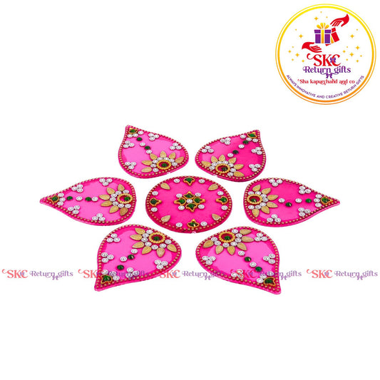 Stone Work Acrylic Rangoli