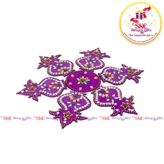 Stone Work Acrylic Rangoli
