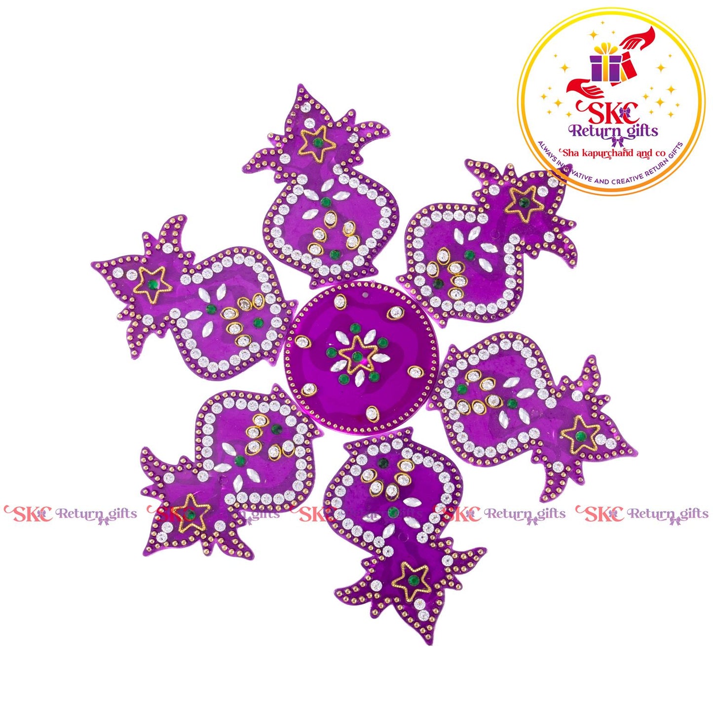 Stone Work Acrylic Rangoli