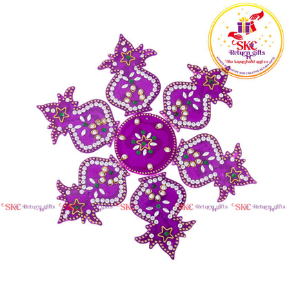 Stone Work Acrylic Rangoli