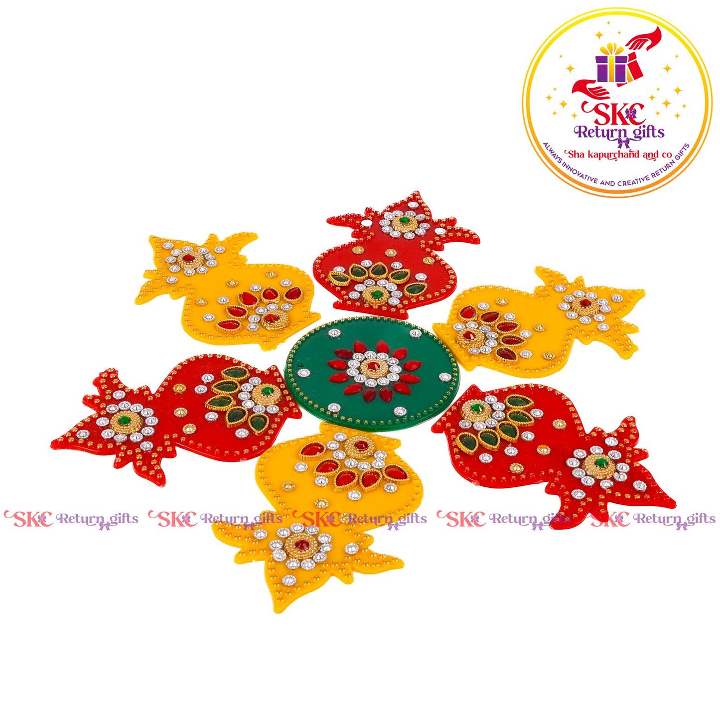 Stone Work Acrylic Rangoli
