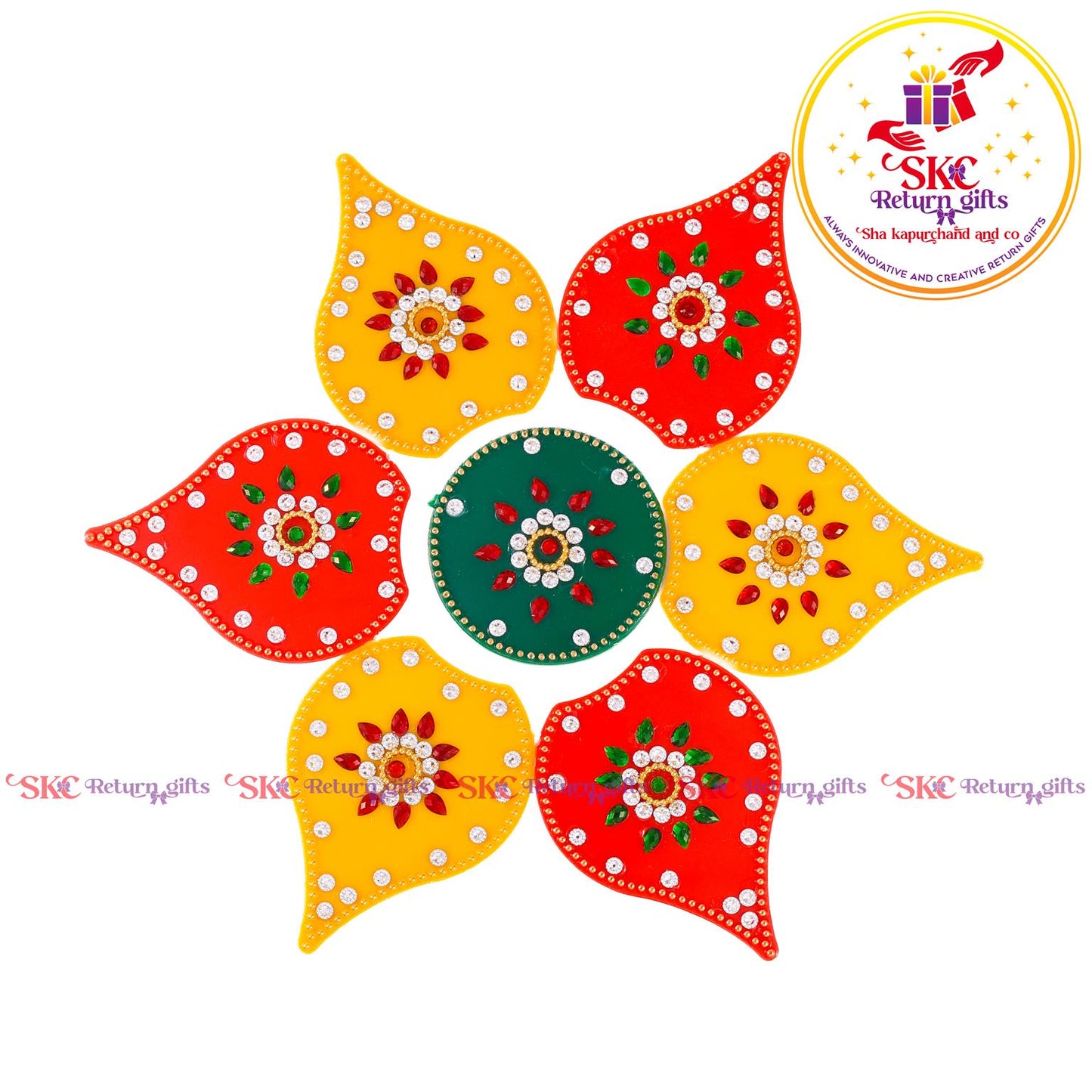 Stone Work Acrylic Rangoli