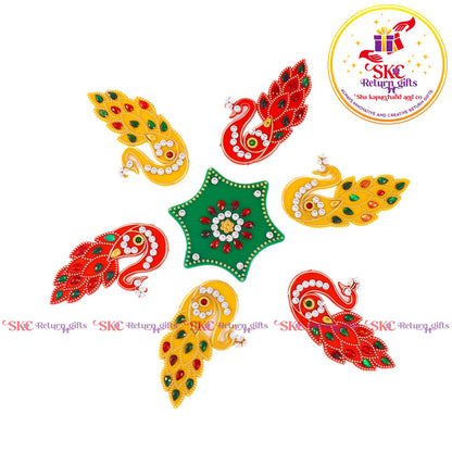 Stone Work Acrylic Rangoli
