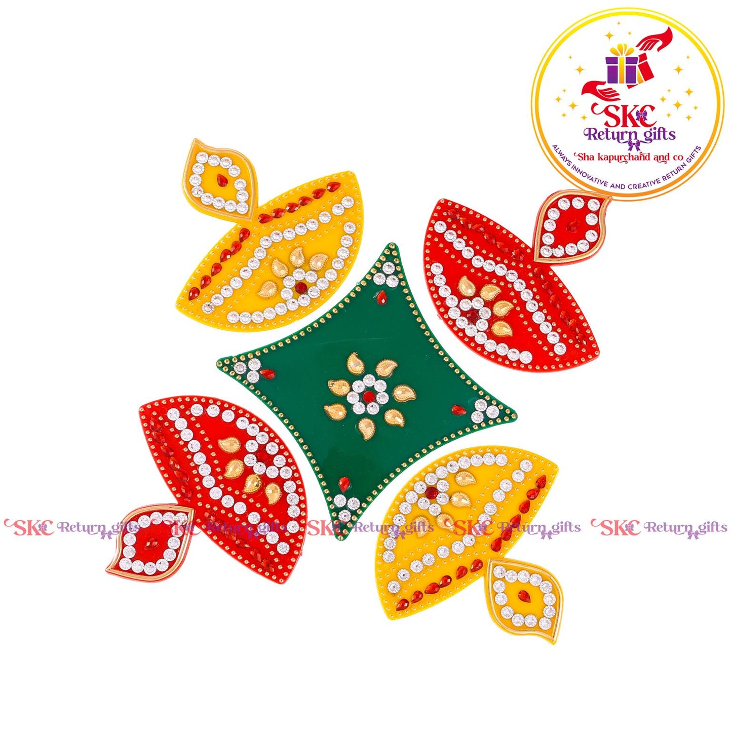 Stone Work Acrylic Rangoli
