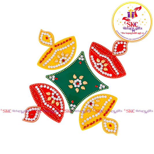 Stone Work Acrylic Rangoli