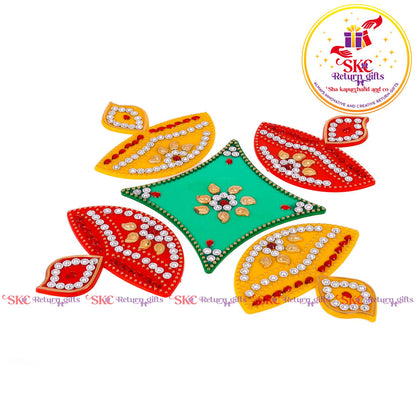 Stone Work Acrylic Rangoli
