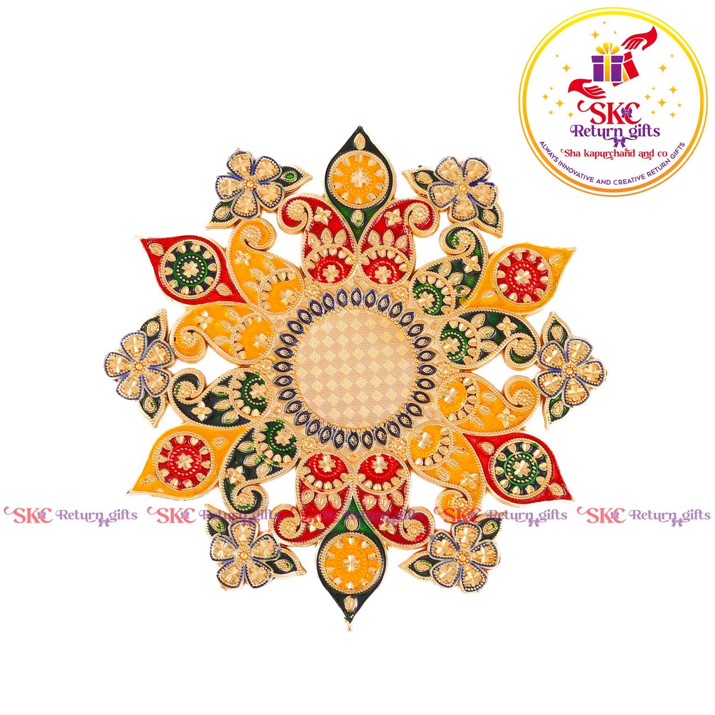 Fiber Meennakari Rangoli